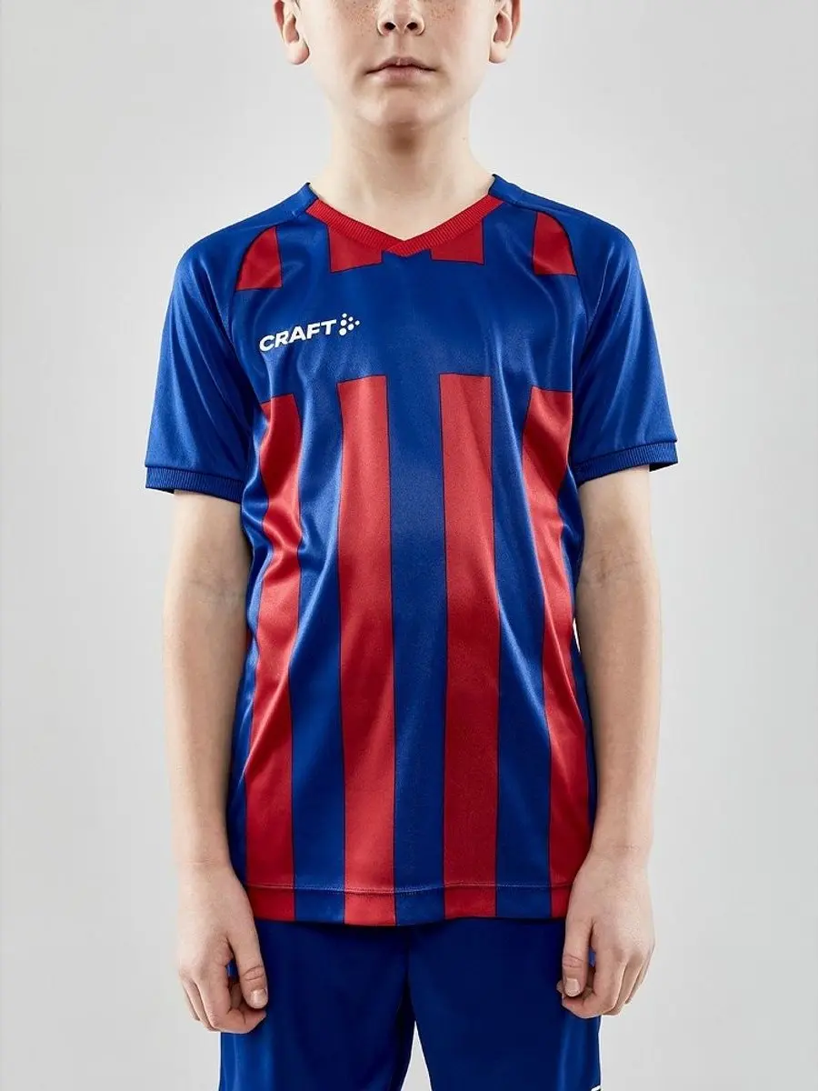 Craft Progress 2.0 Stripe Shirt Kinderen - Royal - 158/164