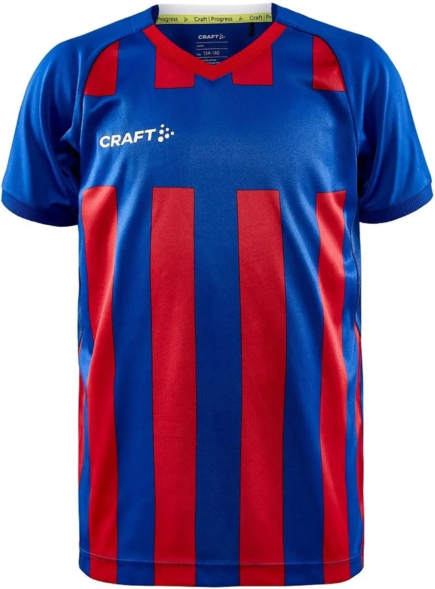 Craft Progress 2.0 Stripe Shirt Kinderen - Royal - 158/164