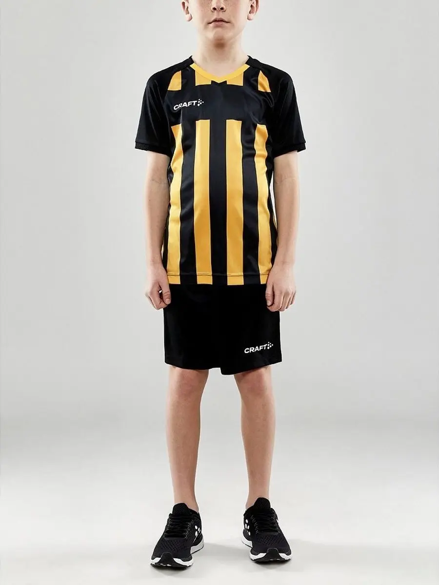 Craft Progress 2.0 Stripe Shirt Kinderen - Geel/Zwart 146/152