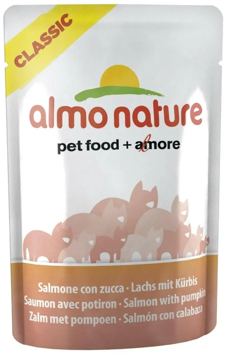 Almo Nature Classic Zalm & Pompoen 24x55g