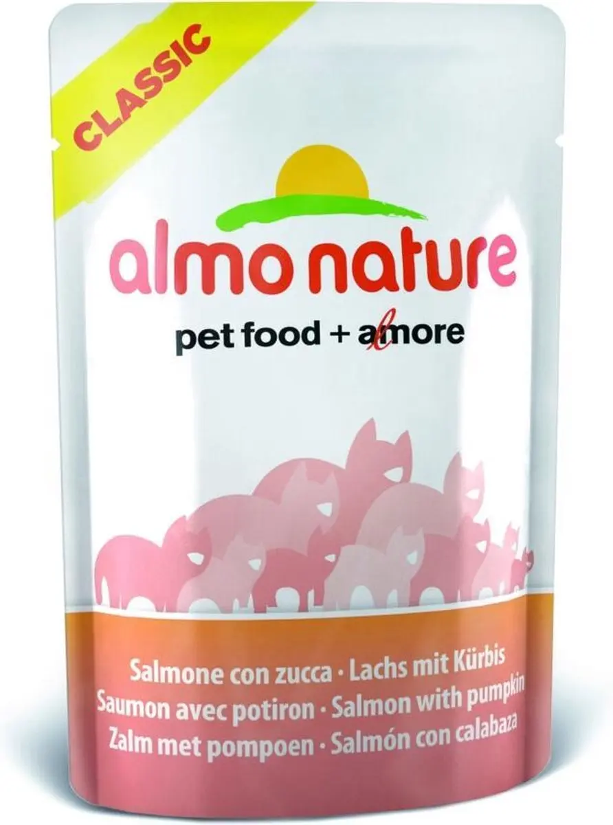 Almo Nature Classic Zalm & Pompoen 24x55g