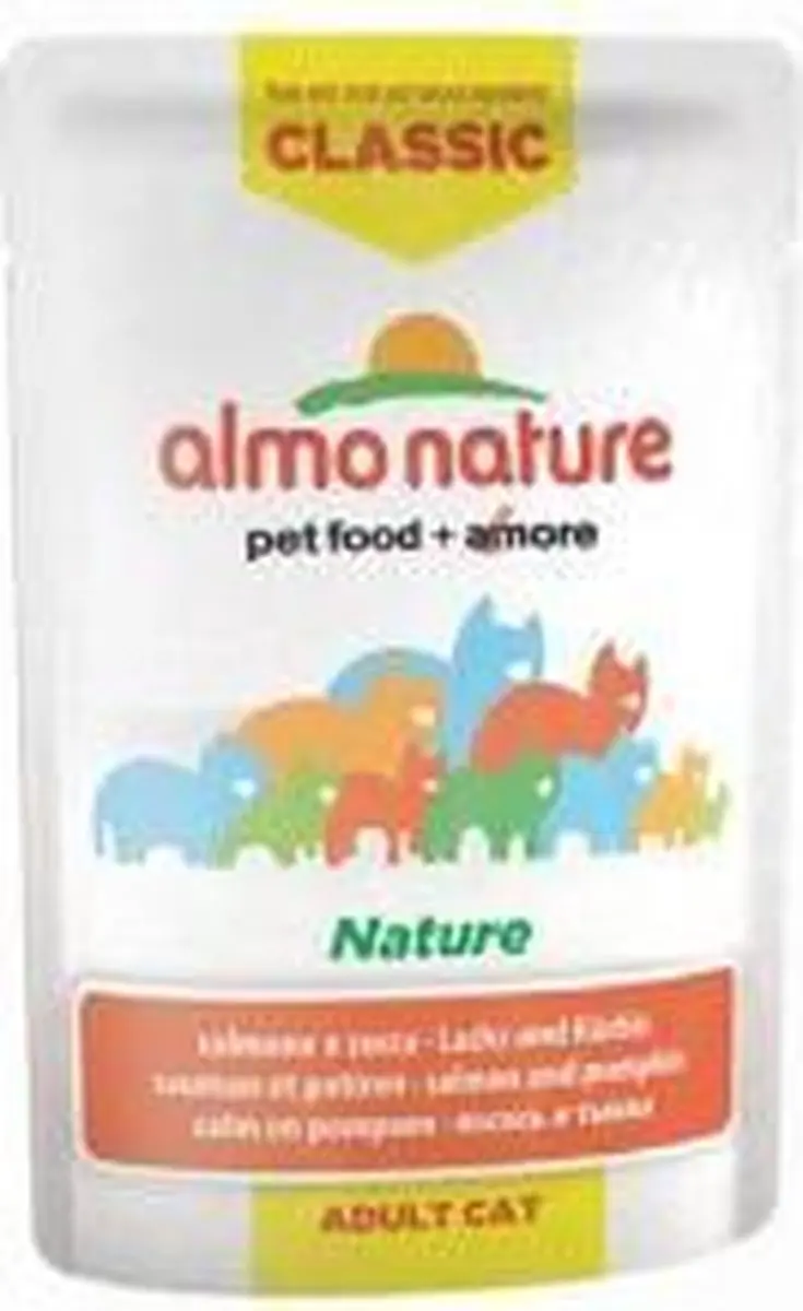 Almo Nature Classic Zalm & Pompoen 24x55g