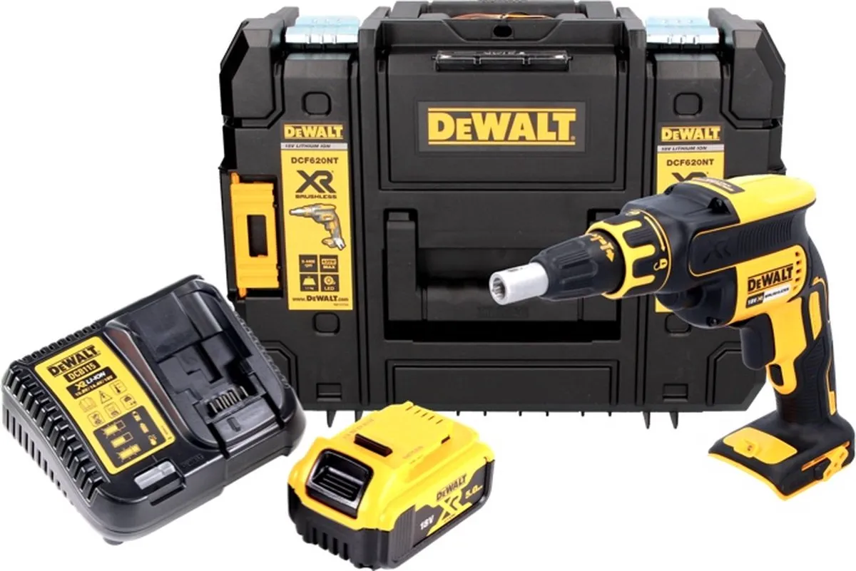 DeWalt DCF620P1 Accu-schroevendraaier 18V 30Nm - 1x 5,0Ah accu - afbeelding 3 van 5