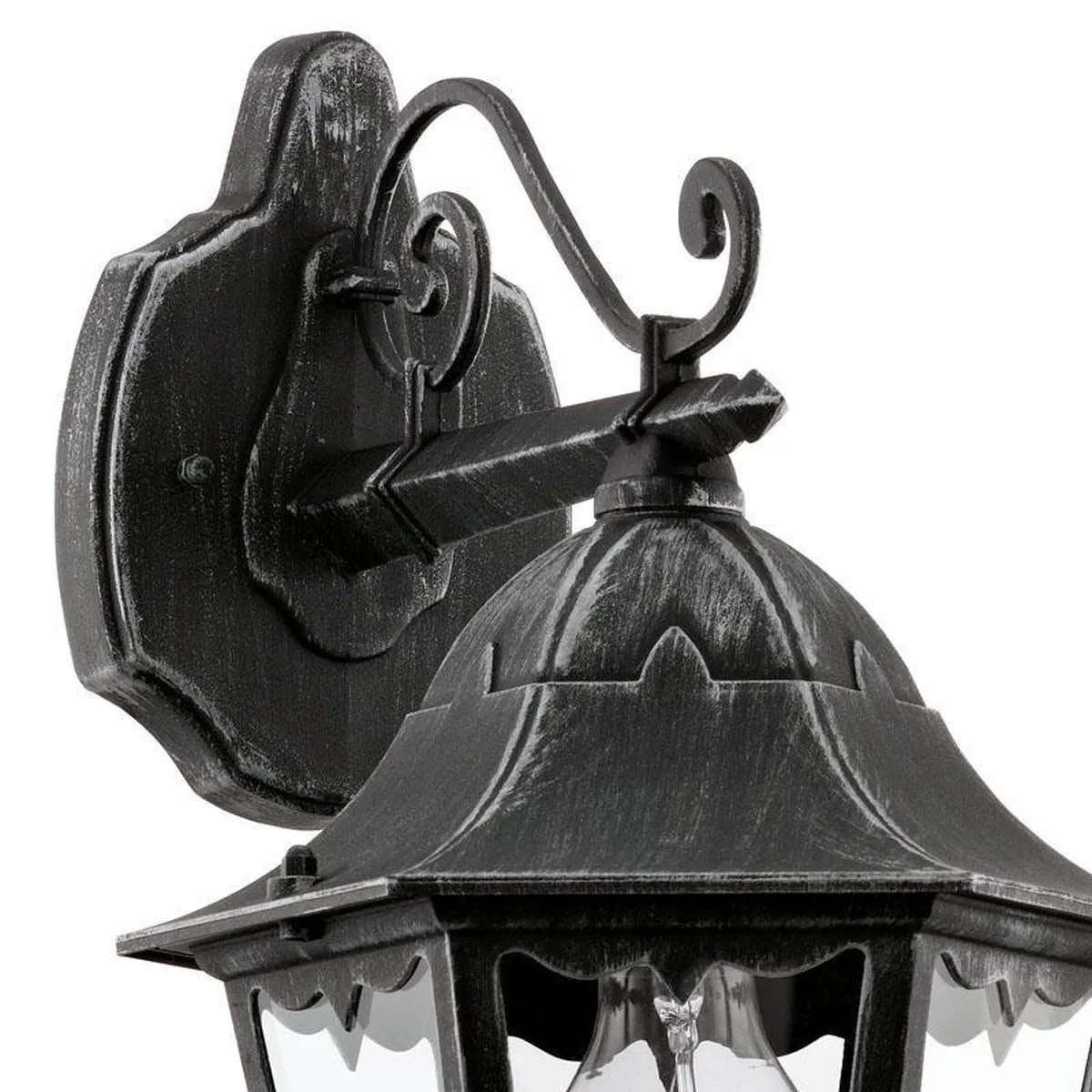 Eglo Navedo Wandlamp 1 Licht - Zwart/Zilver-Patina - afbeelding 6 van 6