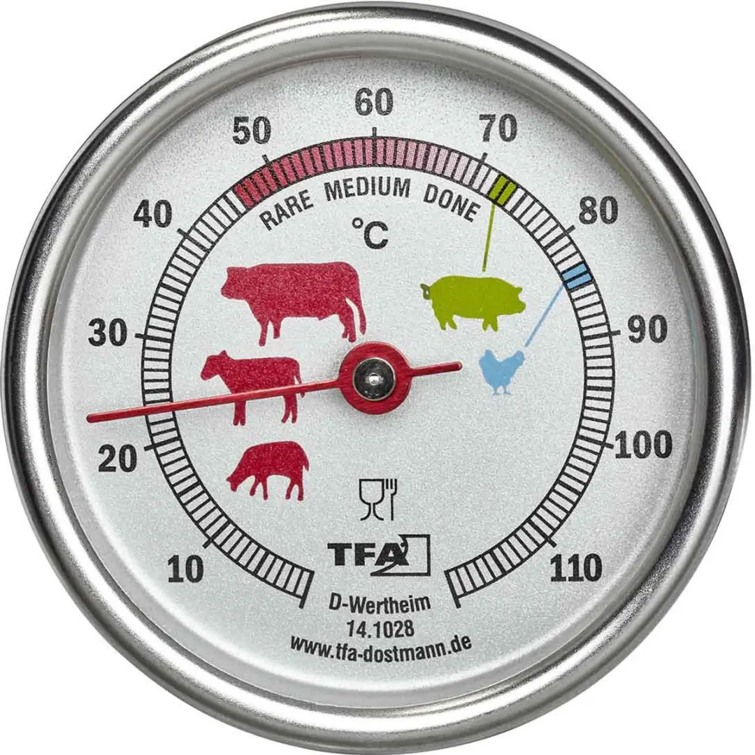 TFA Dostmann BBQ Grill Smoker Thermometer 14.1028