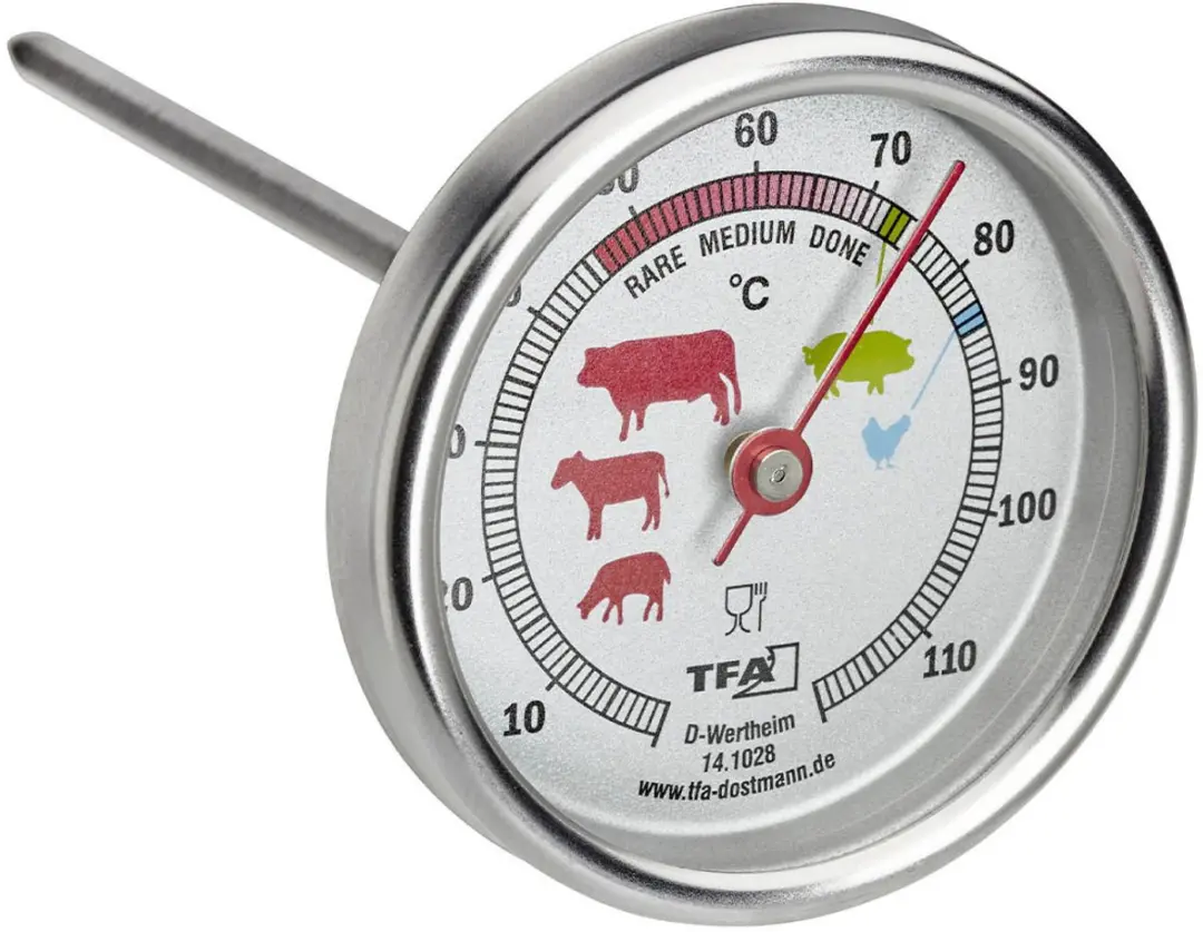TFA Dostmann BBQ Grill Smoker Thermometer 14.1028