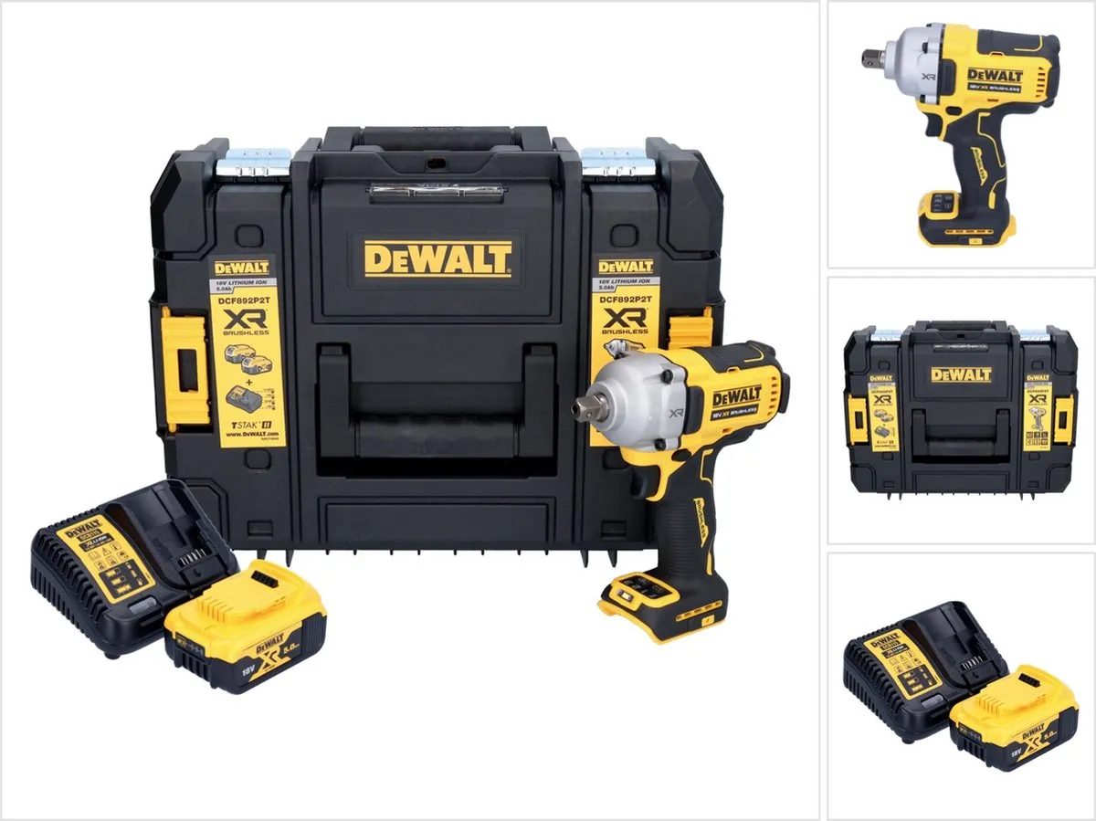 DeWalt DCF892 P1T Accu-slagmoersleutel 18V 813Nm