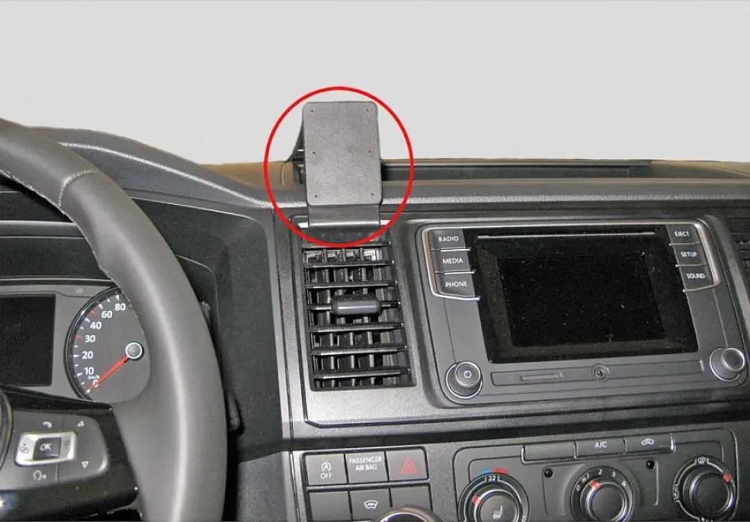 Brodit ProClip 855135 Volkswagen T6/Pickup/Caravelle Center Mount - Zwart