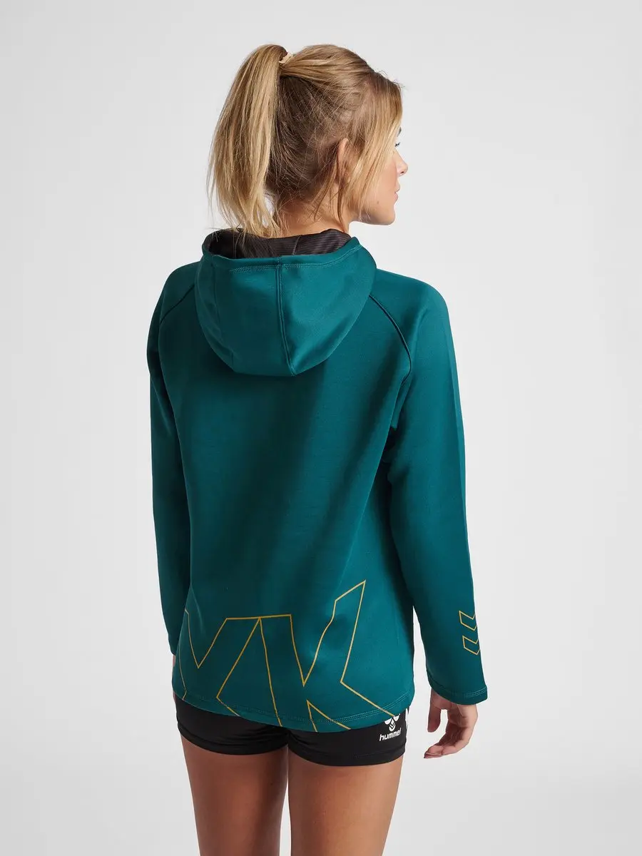 Hummel Cima XK Hoodie Dames - XS - Blauw - afbeelding 4 van 6
