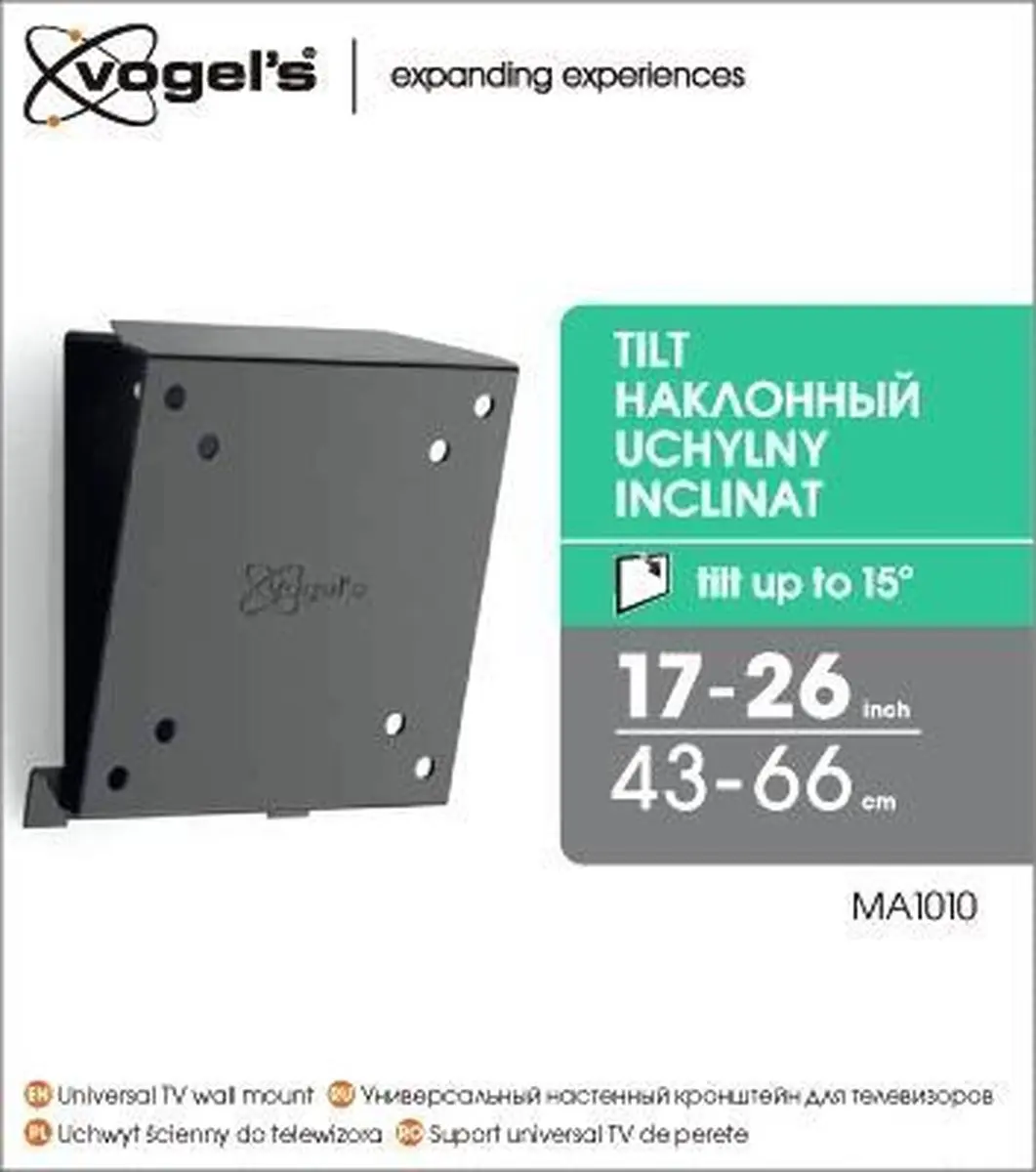 Vogel's MA1010 TV-muurbeugel 26" - Zwart - afbeelding 5 van 5