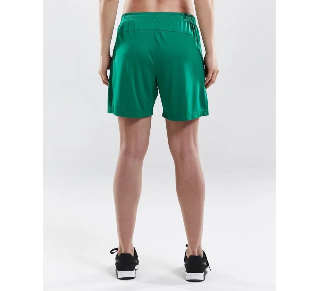Craft Squad Short Solid Sportbroek Vrouwen - XL - Groen/Wit