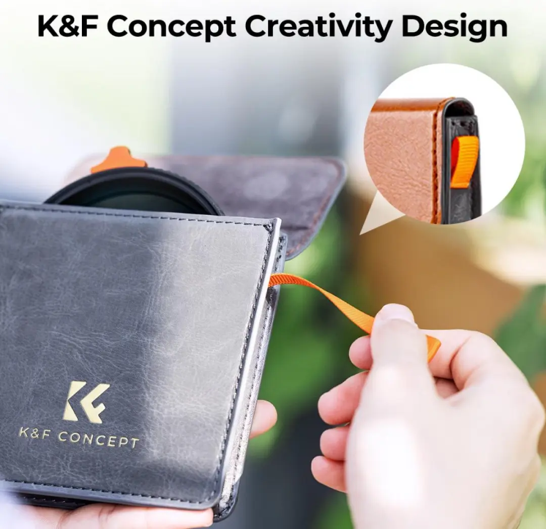 K&F Concept 67mm ND2-400 Variabel Grijsfilter - 2-8 Stops