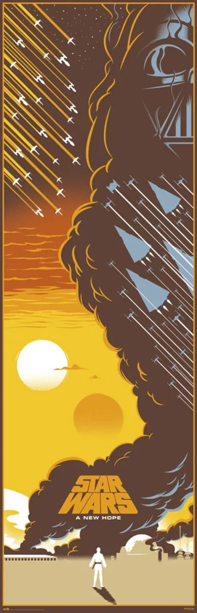 Star Wars Episode IV Poster 53x158cm