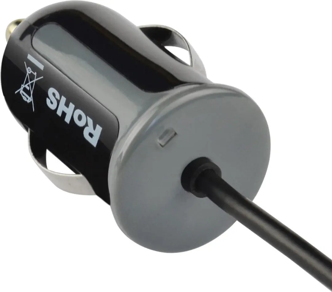 Mobiparts Car Charger Apple Lightning 2.4A - Zwart