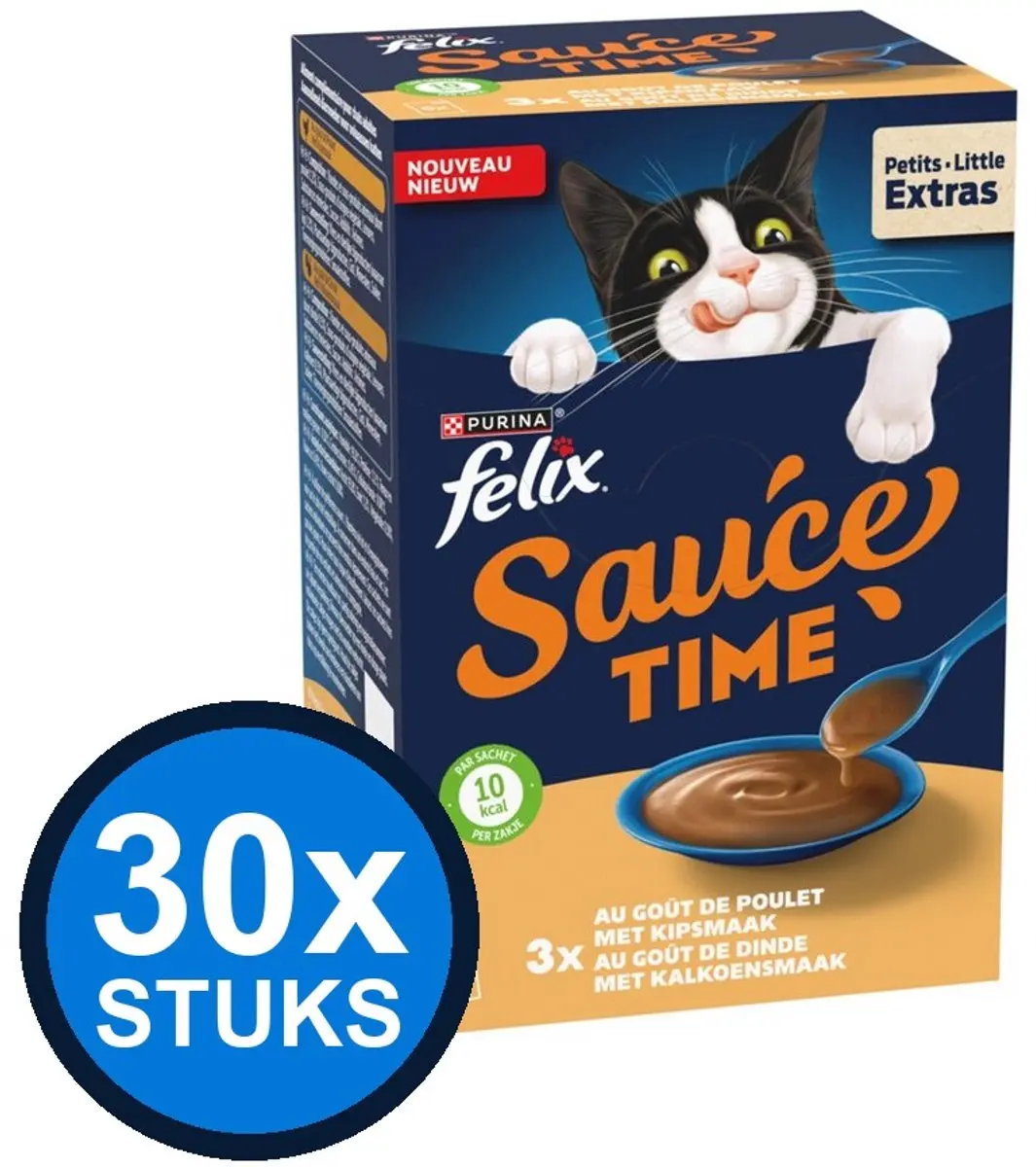 Felix Sauce Time Kip & Kalkoen Natvoer