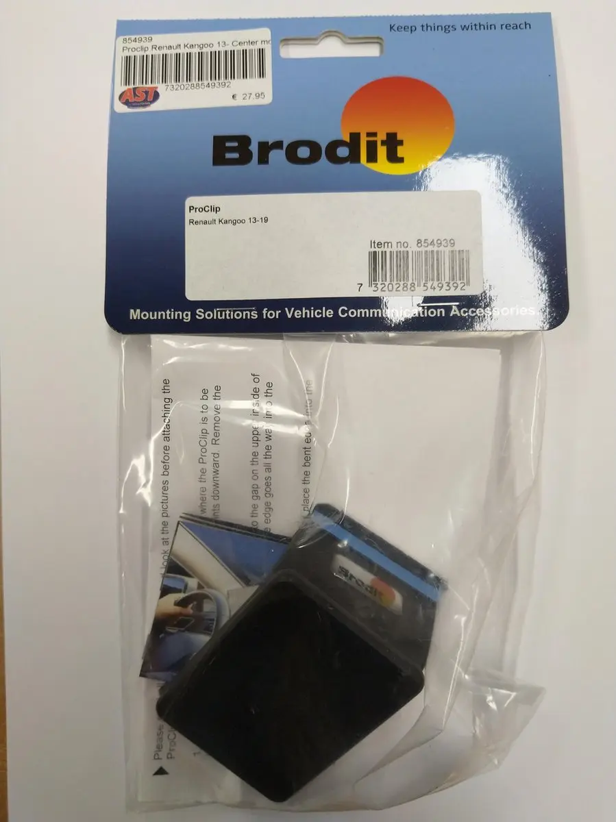 Brodit ProClip 854939 Renault Kangoo Center Mount