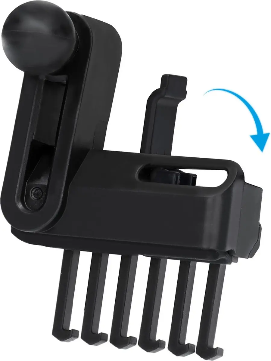 Mobiparts MP-129906 Magnetische Aircohouder Tesla - Zwart