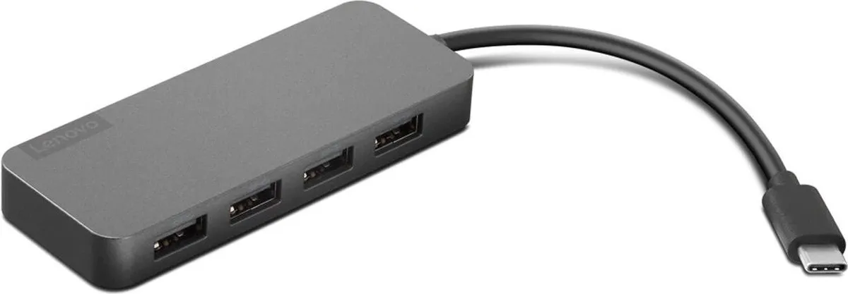 Lenovo USB Hub 4X90X21427 - Grijs