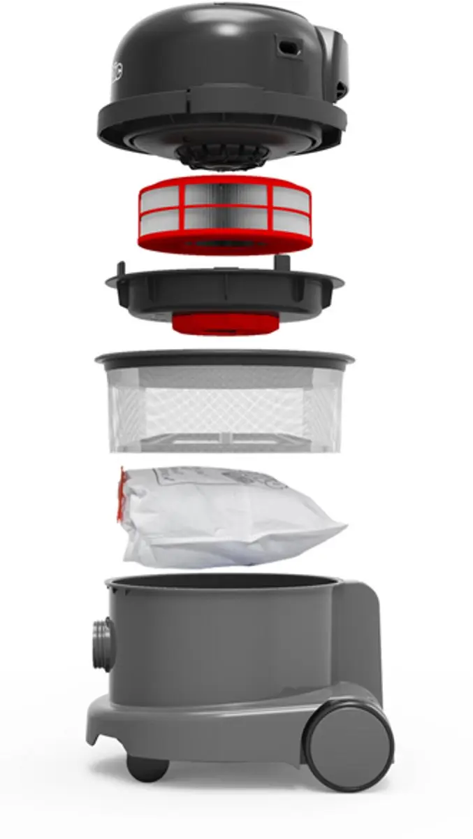 Numatic PPR170H-11 Stofzuiger - 620W - 7L - HEPA - Zwart met AS0-kit - afbeelding 4 van 6