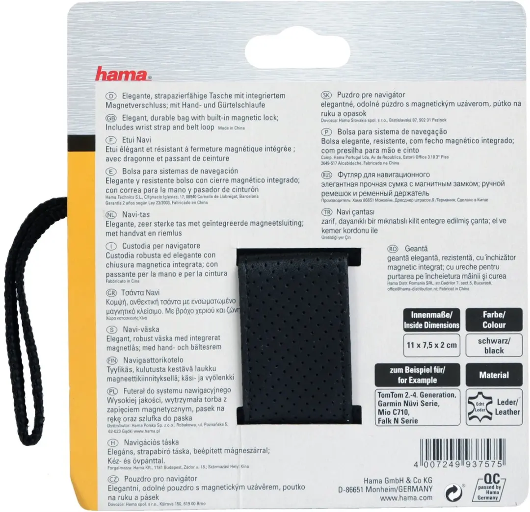 Hama Navibag Black&White S1 - Zwart