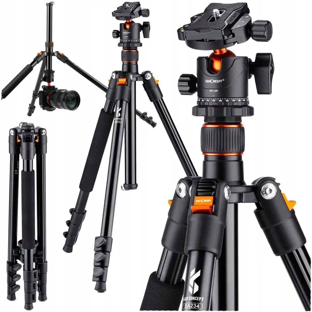 K&F Concept Statief 3D Balhoofd Macro