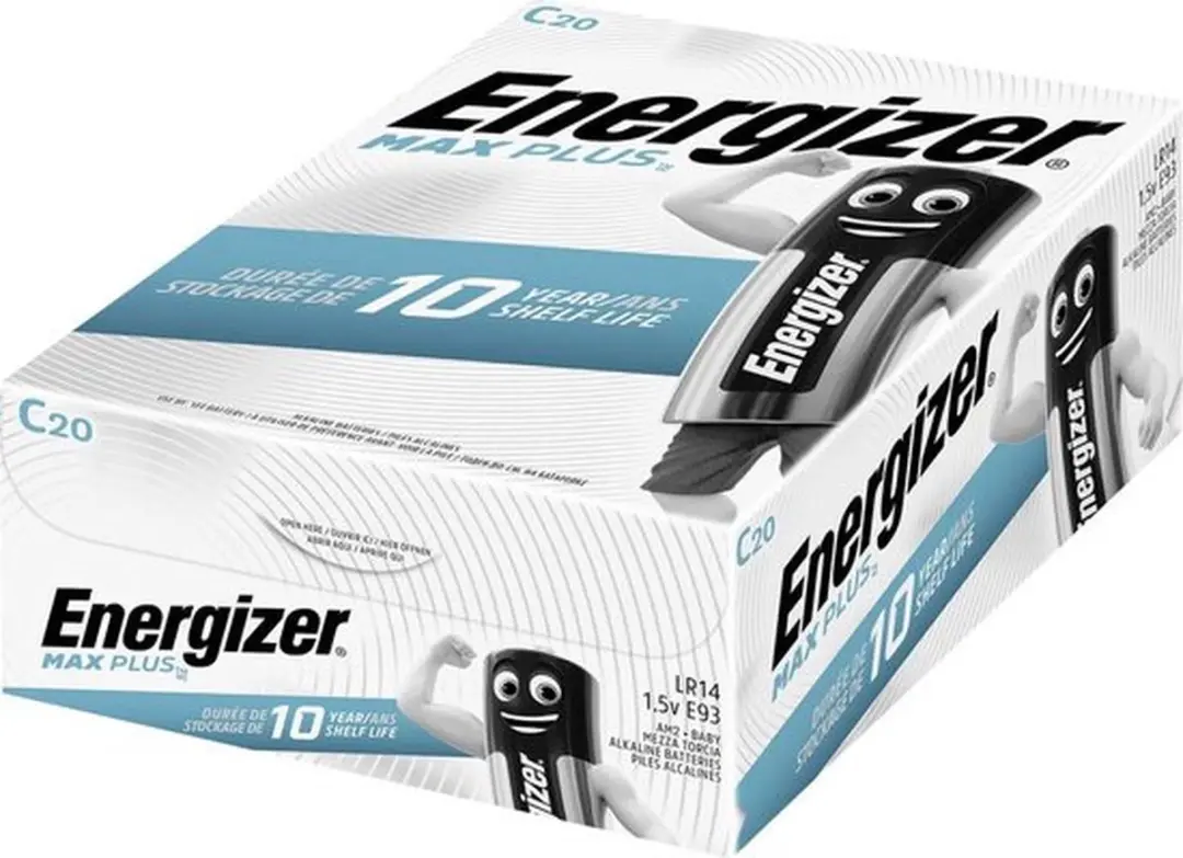 Energizer Max Plus Industrial C Alkaline - 20 Stuks