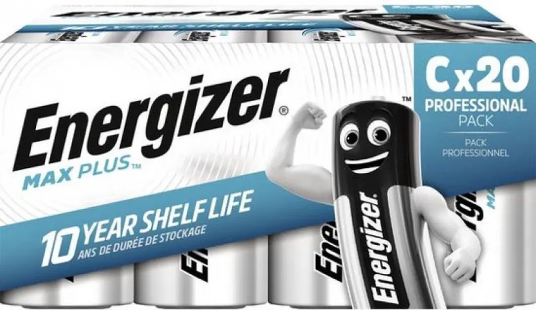Energizer Max Plus Industrial C Alkaline - 20 Stuks