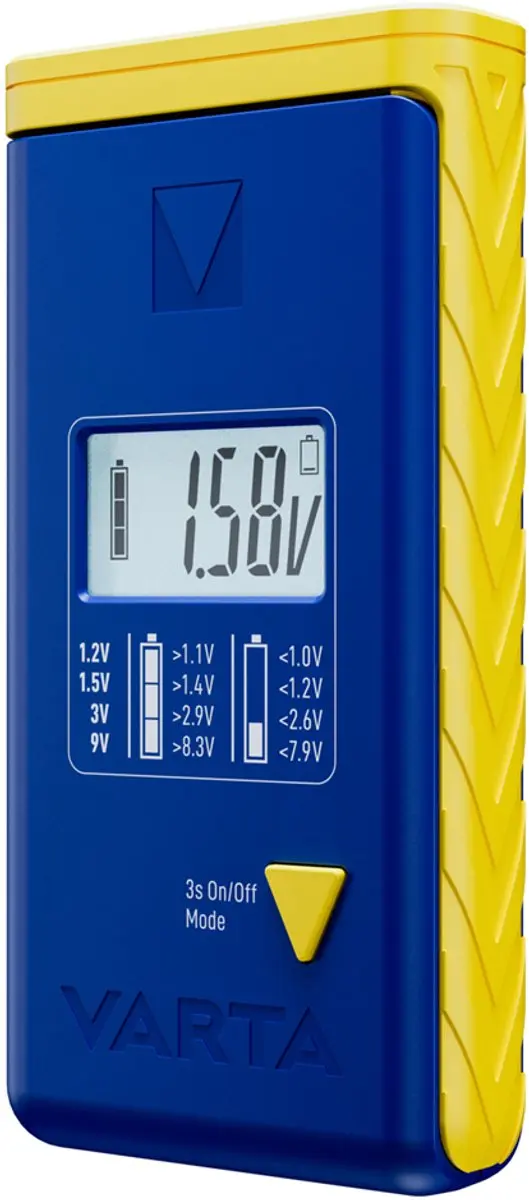 Varta Batterijtester LCD - 1.2V/1.5V/3V/9V - afbeelding 6 van 6