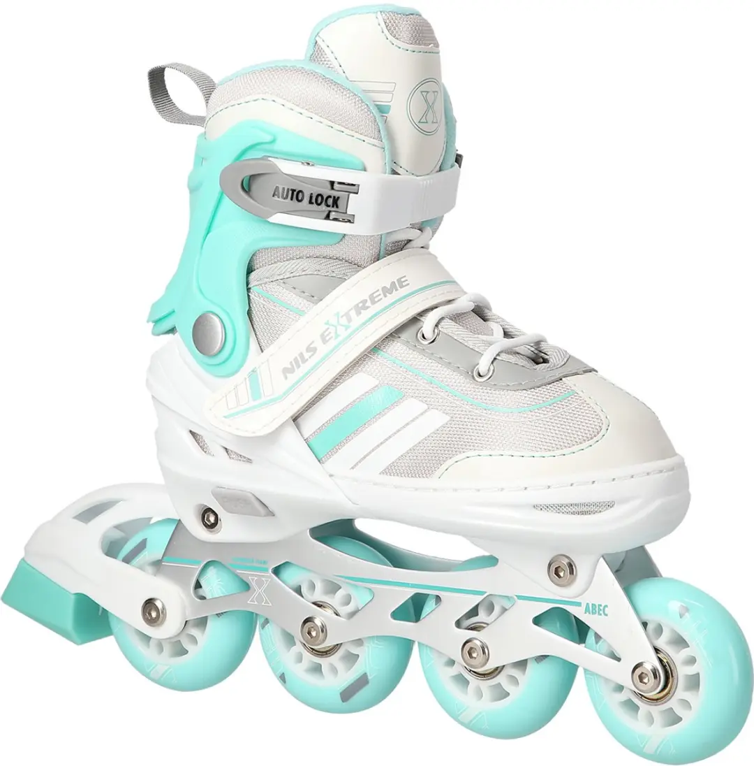 Nils Extreme 2in1 Skeelers 34-38 - Blauw/Wit