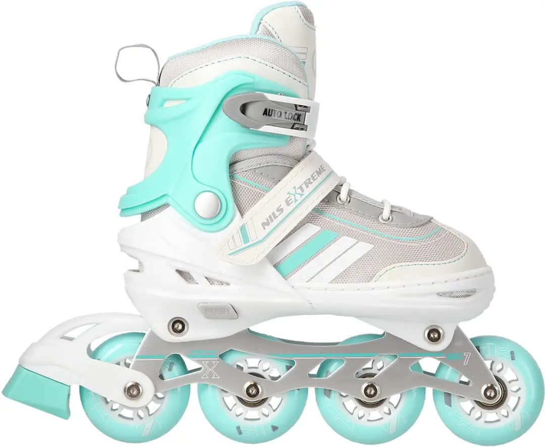 Nils Extreme 2in1 Skeelers 34-38 - Blauw/Wit