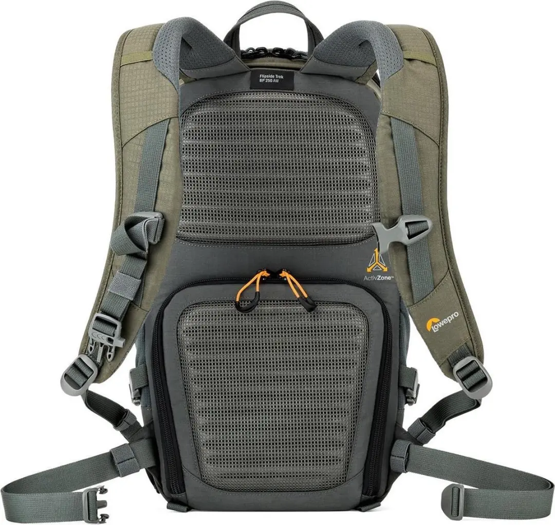 Lowepro Flipside Trek BP 250 AW Rugtas - 20cm - Groen/Grijs