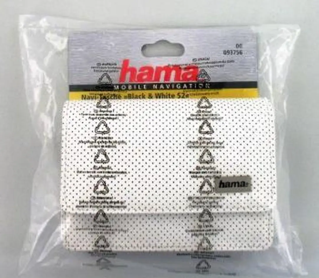 Hama Navibag Black&White S2 Wit