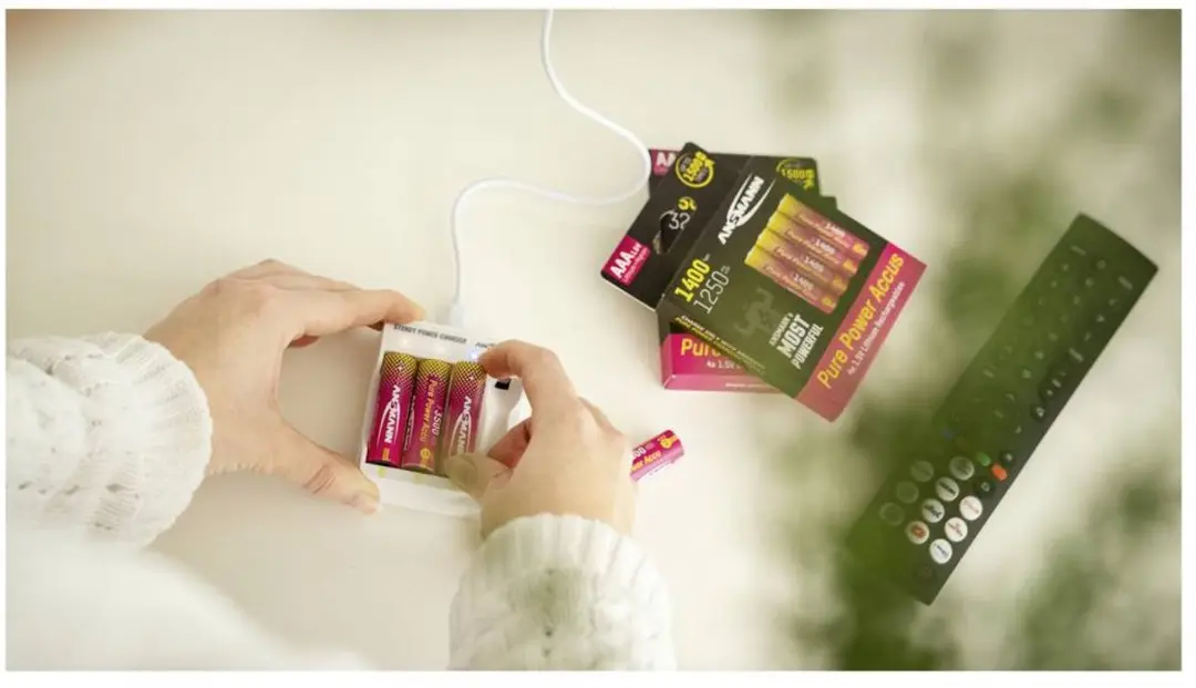 Ansmann Pure Power Set AA Li-ion 3250mAh - 4x Oplaadbaar