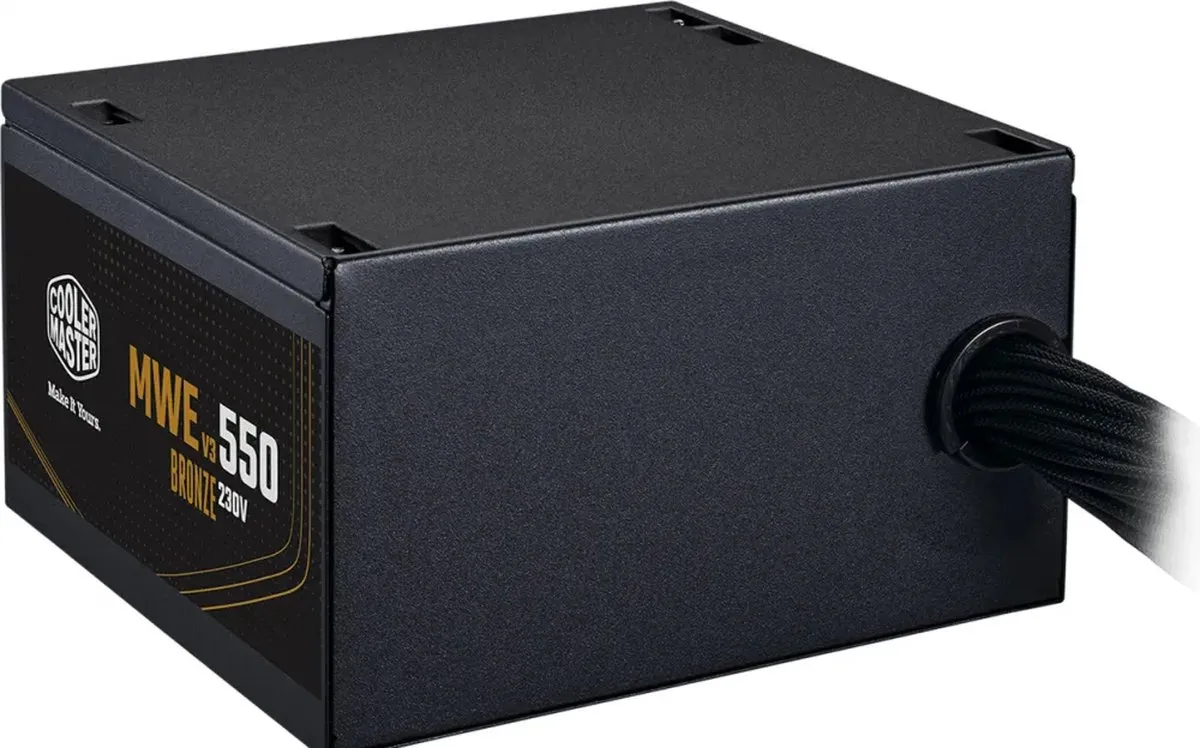 Cooler Master MWE Bronze 550 V3 Voeding - 550W - Zwart