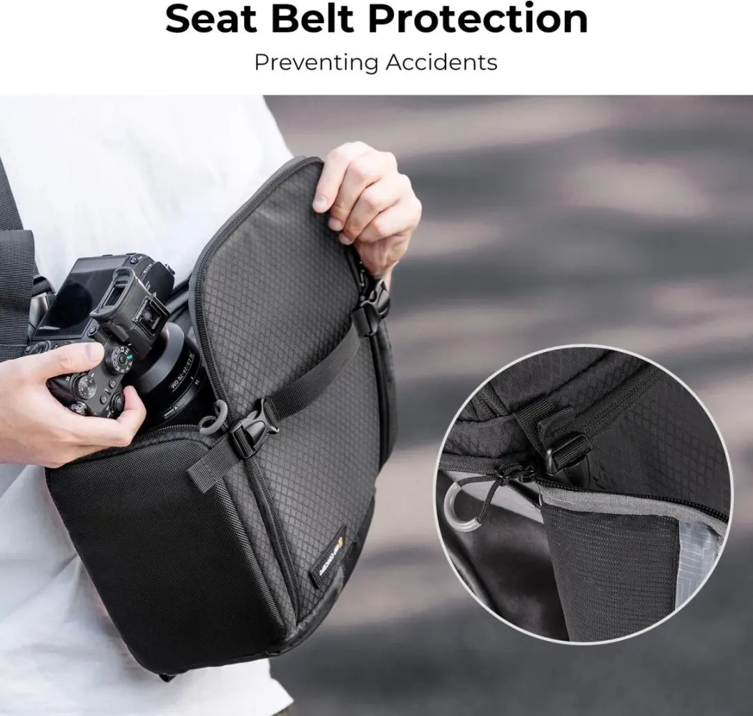 K&F Concept Beta Messenger 10L Sling Tas - M Zwart