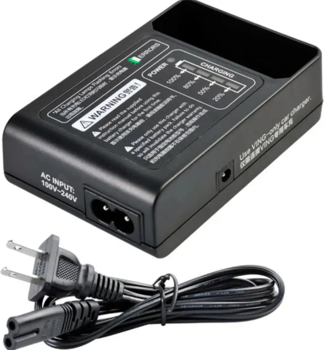 Godox Accu Oplader voor Ving Flitsers