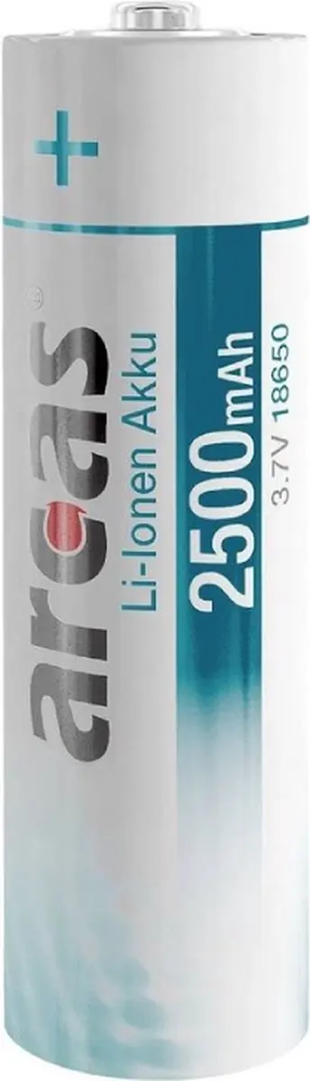 Arcas IMC18650BP1 Oplaadbare Li-ion 18650 Batterij 2500mAh