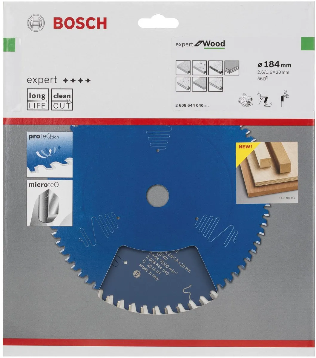 Bosch Expert for Wood Cirkelzaagblad 170mm - 40 Tanden - 20mm As - afbeelding 2 van 5