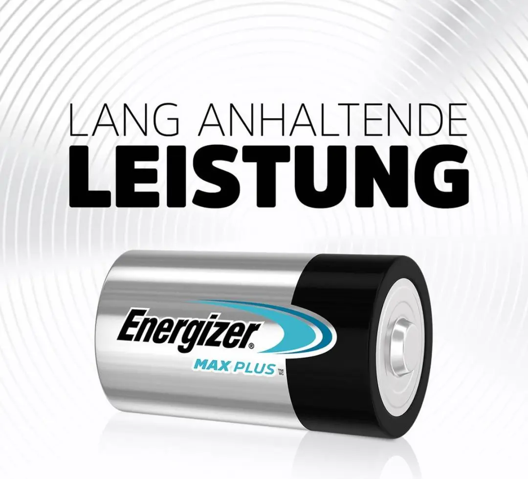 Energizer Max Plus Industrial D - 20 Stuks