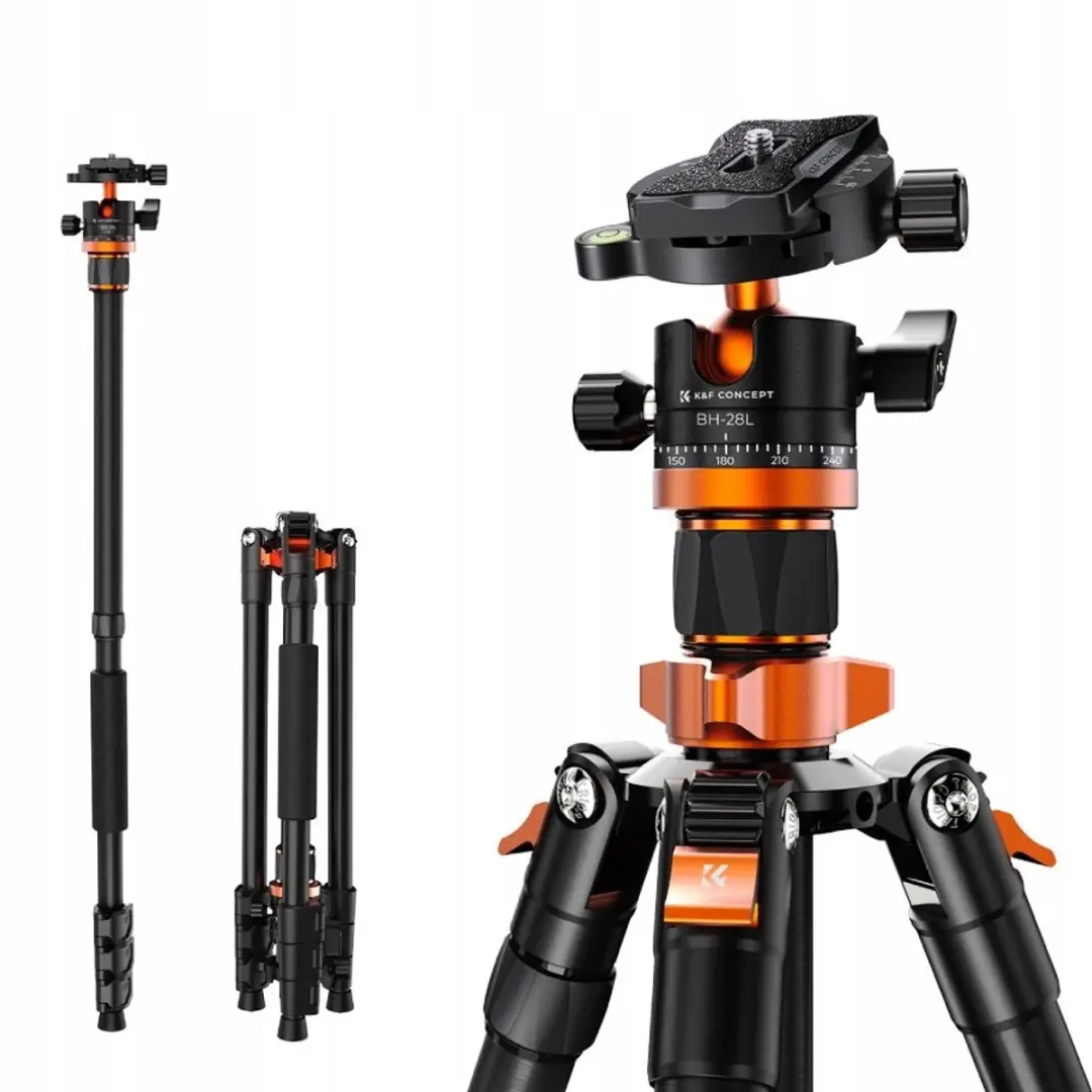 K&F Concept Statief 171cm Balhoofd Monopod