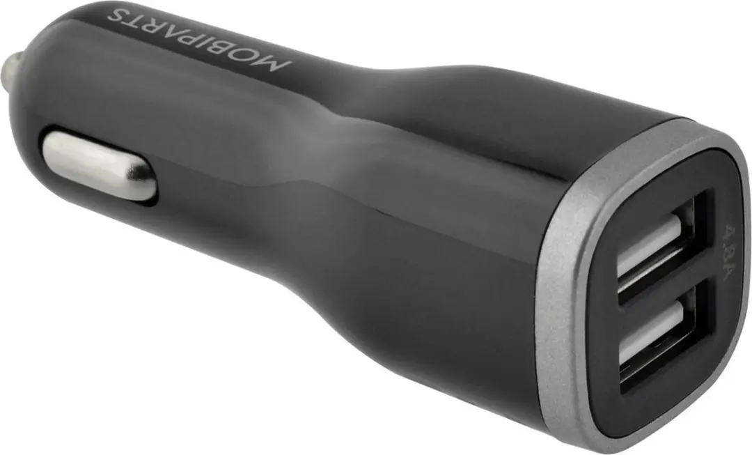 Mobiparts MP-37534 Car Charger Dual USB 24W - Zwart