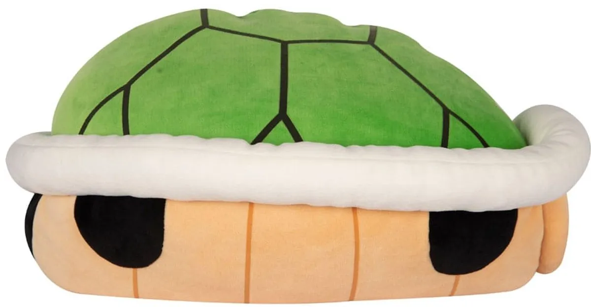 Tomy Mario Kart Mocchi-Mocchi Green Shell Knuffelfiguur - 19cm - Multi