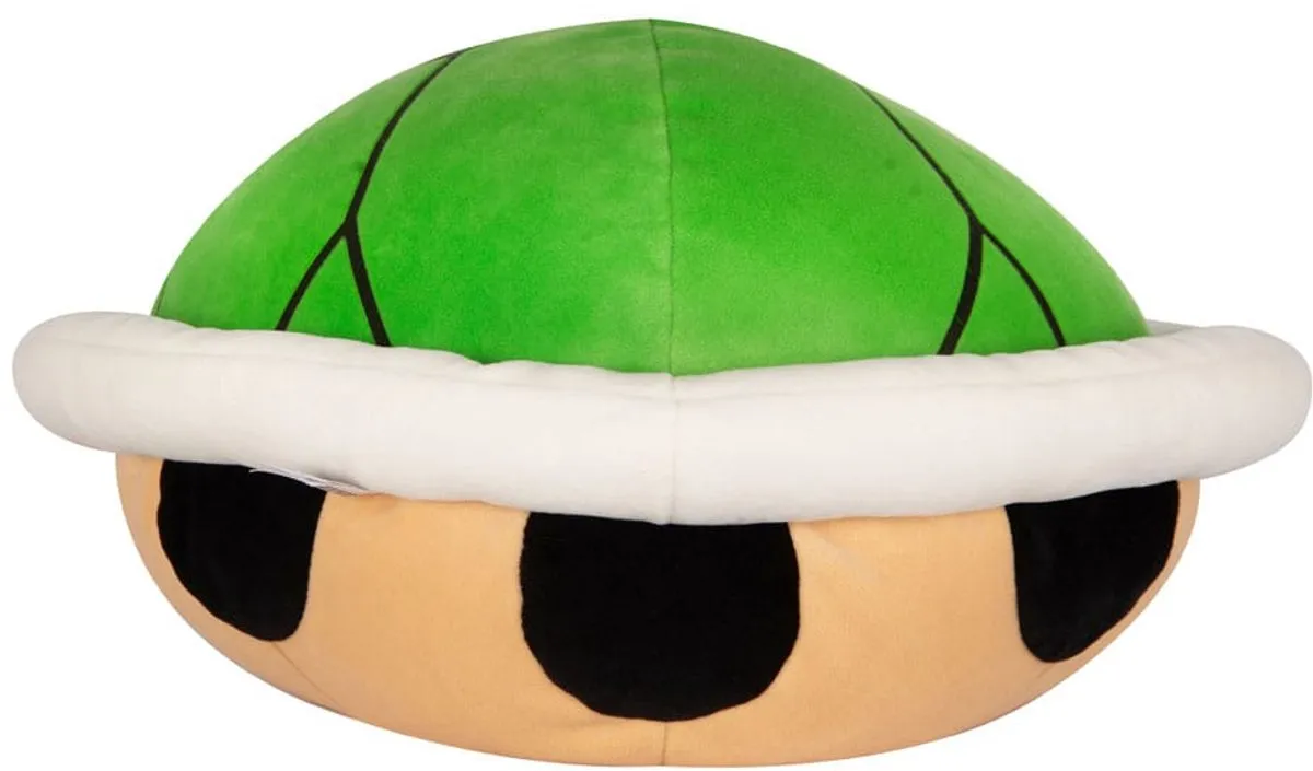 Tomy Mario Kart Mocchi-Mocchi Green Shell Knuffelfiguur - 19cm - Multi