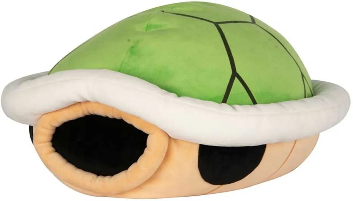 Tomy Mario Kart Mocchi-Mocchi Green Shell Knuffelfiguur - 19cm - Multi