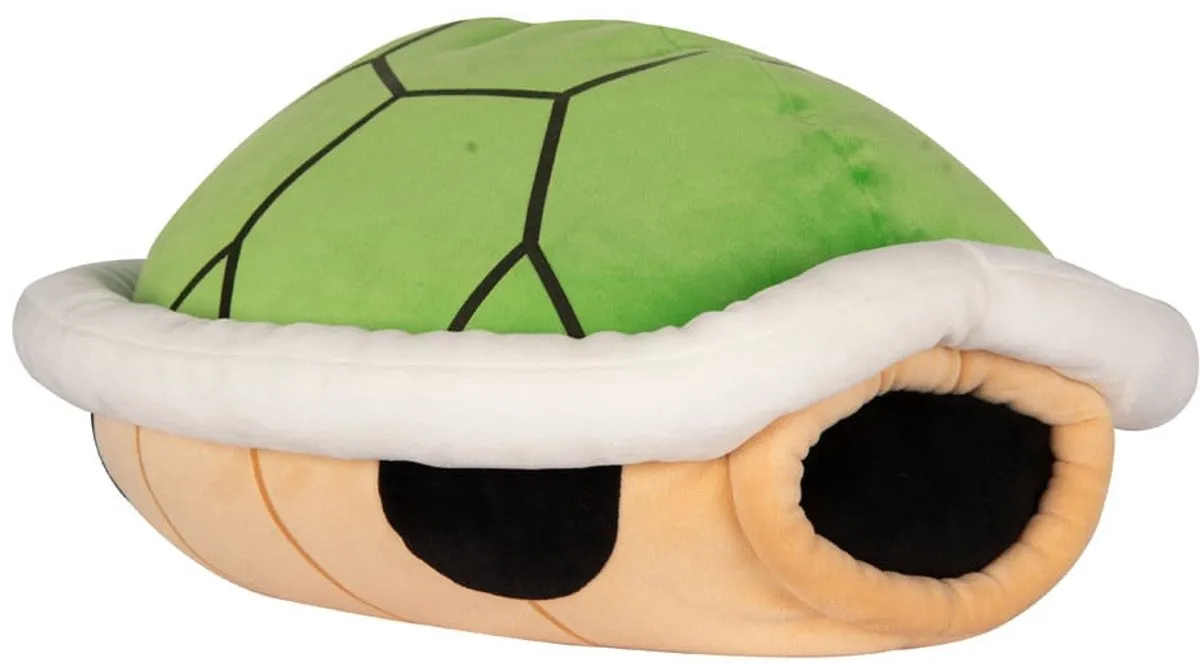 Tomy Mario Kart Mocchi-Mocchi Green Shell Knuffelfiguur - 19cm - Multi