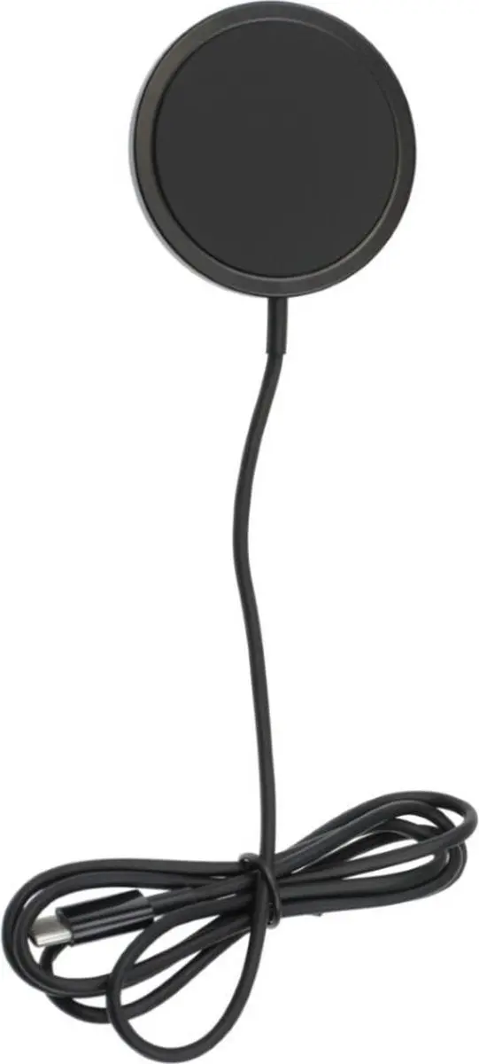 Brodit Magnetic Wireless Charger 15W USB-C - Zwart