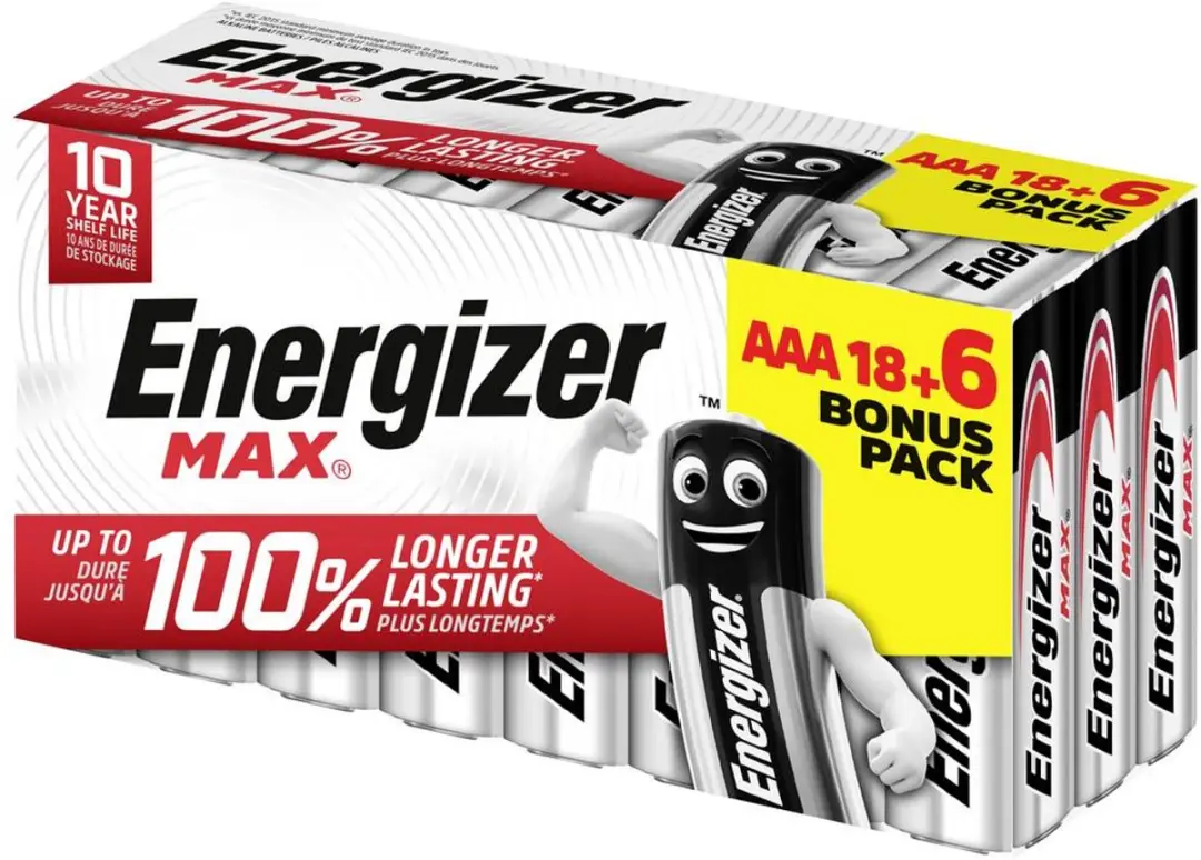 Energizer Max AAA Alkaline Batterijen