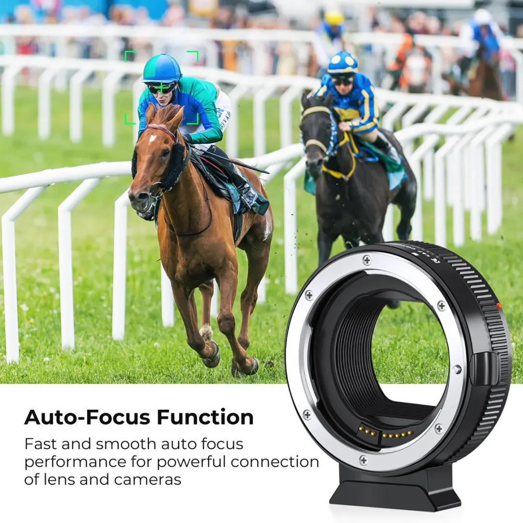 K&F Concept EF-EOS R Autofocus Lensadapter - Zwart