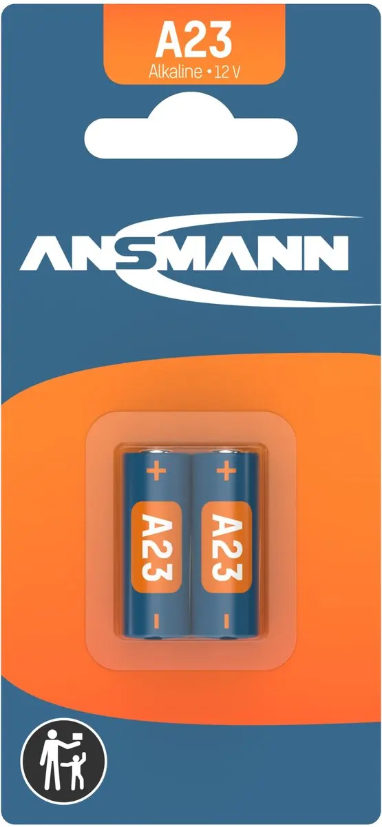 Ansmann LR23 Alkaline 23A Batterijen - 2 Stuks