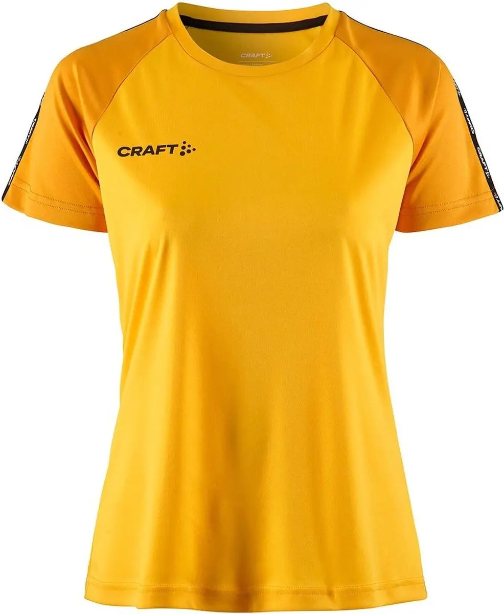 Craft Squad 2.0 T-Shirt Dames - Geel L